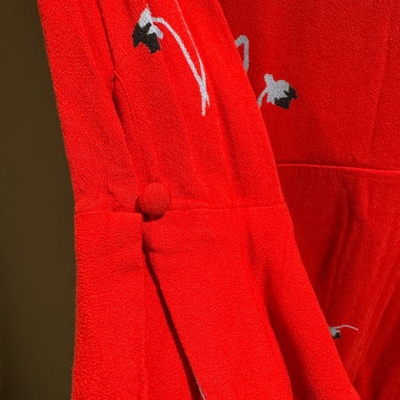 Free People Women's Floral Print Wrap Dress - Picture 6 of 10